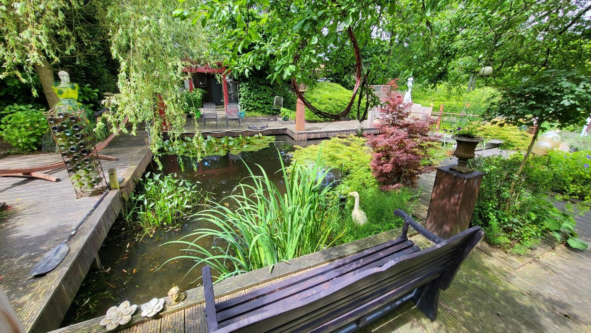 Ferienhaus Gartenidylle Villa Rhauderfehn Buitenkant foto