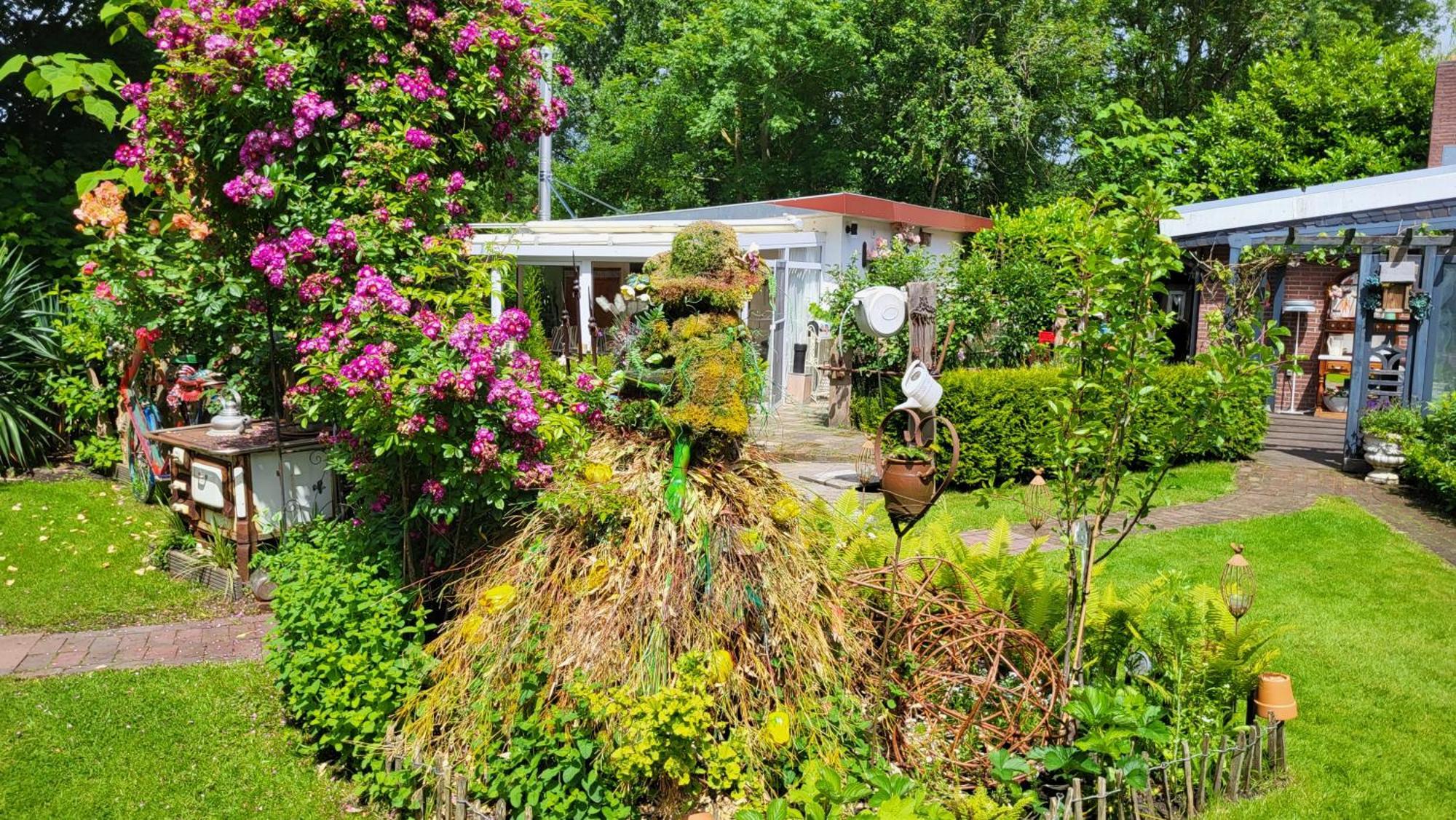 Ferienhaus Gartenidylle Villa Rhauderfehn Buitenkant foto